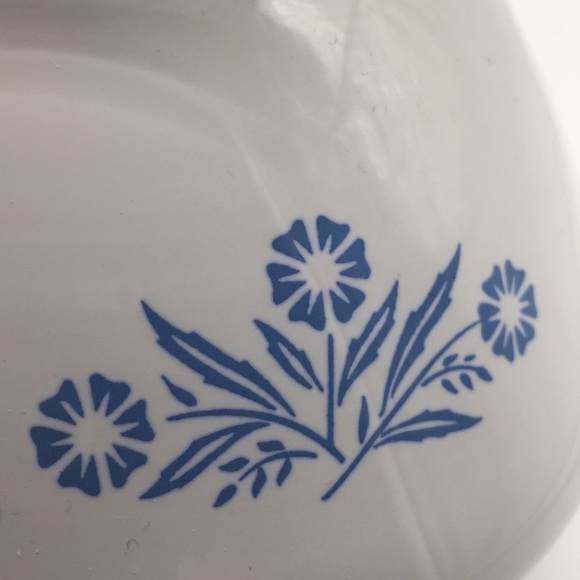 Vintage Corning Ware Blue Cornflower 6 Cup Teapot White with Lid - Picture 4 of 12